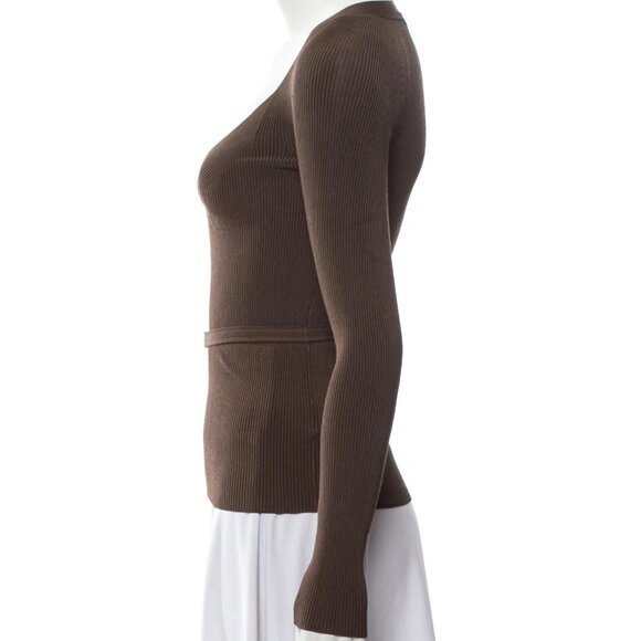 Gucci Belted Long Sleeve Top - Picture 2 of 7